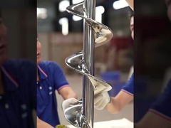 AS0001 Stainless Steel Small Flexible Grain Auger Screw Flight for Customized Request