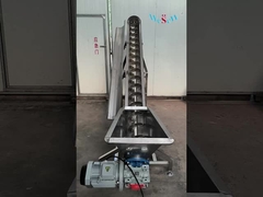Customizable Stainless Steel Inclined Screw Conveyor for Customized Automatic Feeder