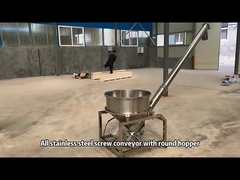 Industrial-Grade Hopper Tube Stainless Steel U-Shape Screw Feeder Conveyor