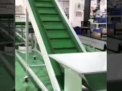Belt conveyor small loading and unloading artifact electric lifting mobile conveyor folding climbing
