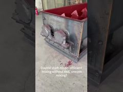 Custom Multi-Shaft Screw Conveyor Twin Shaft Mixer - Heavy Duty Dual Shaft Paddle Mixer for Concrete