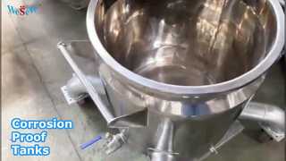 Custom Reaction Vessels High-Quality 500L Storage Tanks SS304/SS316L Stainless Steel Storage Tanks/C