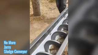 Tangle Free Sludge Conveyor Easy Maintenance