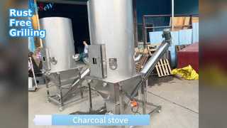 Custom 304 Stainless Steel Charcoal Grill Corrosion-Resistant, Oxidation-Resistant, High-Temperature