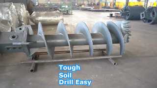 Auger Drill Bits Earthmoving Power
