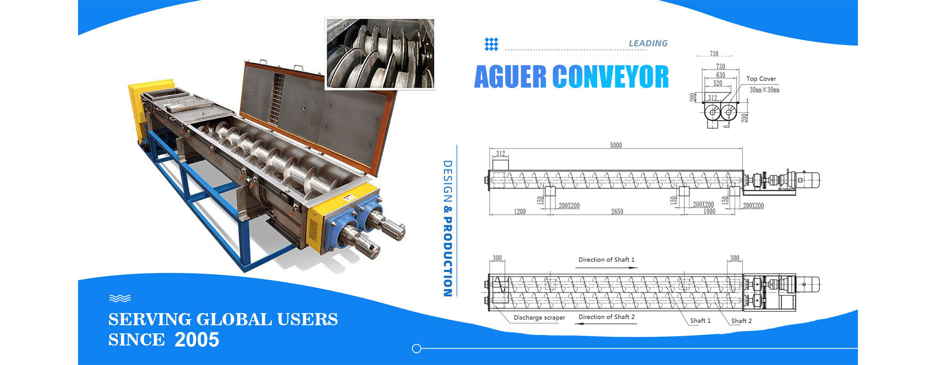 quality Screw Auger Conveyor factory