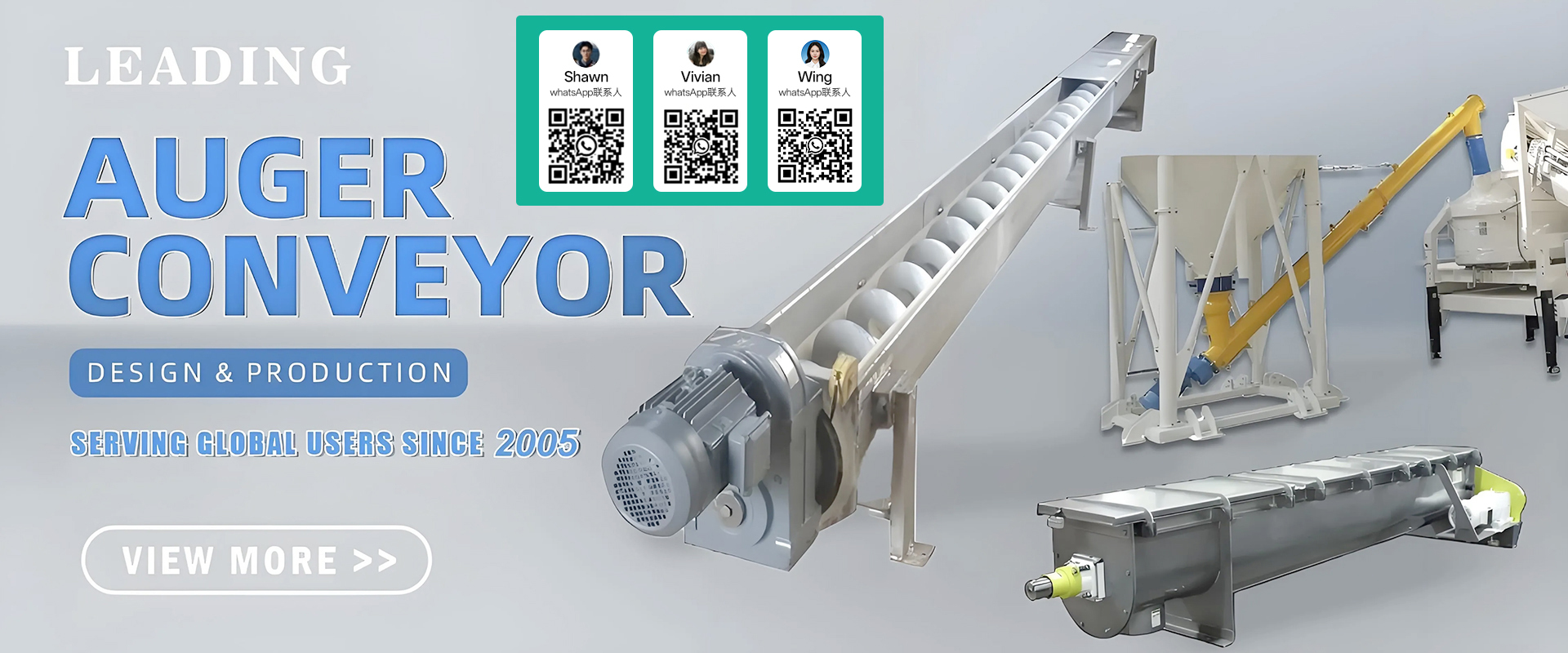 quality Screw Auger Conveyor factory
