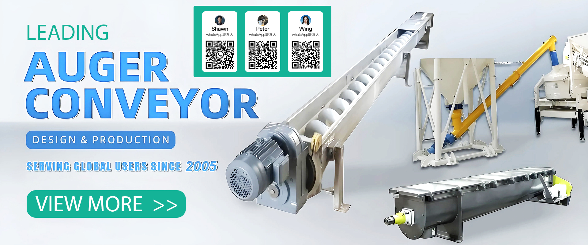 Quality Screw Auger Conveyor factory