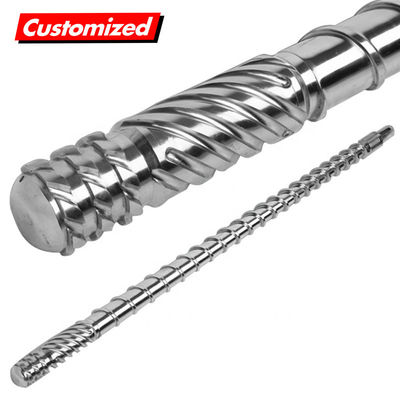 Customized Design Extruder Screw Barrel Energy Saving For PP Pelleting Extruder