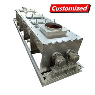 Stainless Steel Thermal Screw Conveyor Biaxial Mining Transport KX0022-1