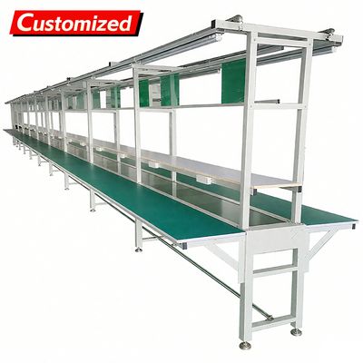 750W Mobile Belt Conveyor for Factory Assembly Line 800KG Capacity