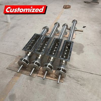 Good price OEM Custom Stainless Steel High Efficiency Screw Auger Conveyor for Concrete Powder online