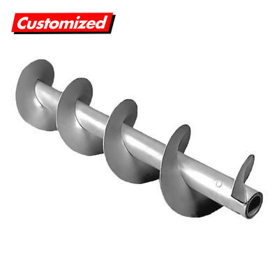 Good price Stainless Steel High Precision Food Grade Auger Screw for Continuous Flight Screw Conveyor online