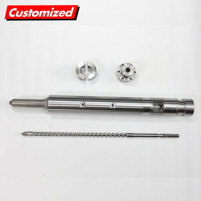 Buy Stainless Steel Twin Screw Extruder Barrel Customizable Screw Barrel Set online manufacture