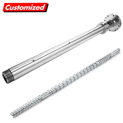 Buy Customized Extrusion Screw Barrel Pipe Extrusion Injection Molding Screw Barrel online manufacture