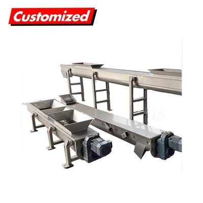 Good price Customized Stainless Steel Heat Resistant Screw Auger Conveyor for Sewage Treatment Equipment online