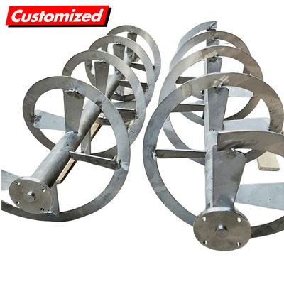 Good price Customized Stainless Steel High Precision Auger Screw and Helical Ribbon Agitator for Viscosity Impeller online