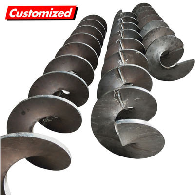 Buy Carbon Steel Shaftless Painting Vertical Screw Auger High Efficiency With Fire Resistant online manufacture