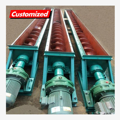 Buy OEM Custom Grain Seed Poultry Feed Powder Flour Transportation Equipment Auger Conveyor online manufacture