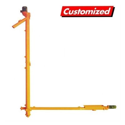 Good price Customized Heat Resistant Inclined Screw Auger Conveyor with High Transmission Efficiency for Concrete Conveying online