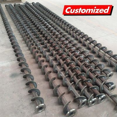 Buy Fire Resistant Flexible Screw Auger Long Lasting Screw Conveyor Shaft Assembly For Manufacturing Plant online manufacture