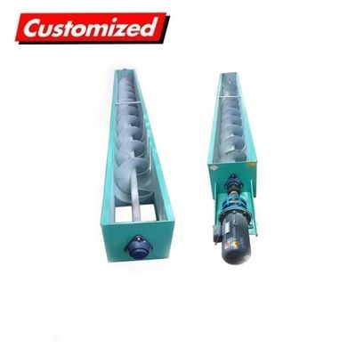 Buy Stainless Steel Shaftless Screw Auger Conveyor For Dyeing Sewage Treatment online manufacture