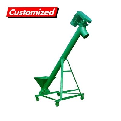 Good price Heavy Duty Carbon Steel Screw Auger Feeder Customized Heat Resistant for Industrial Pellet Conveying online