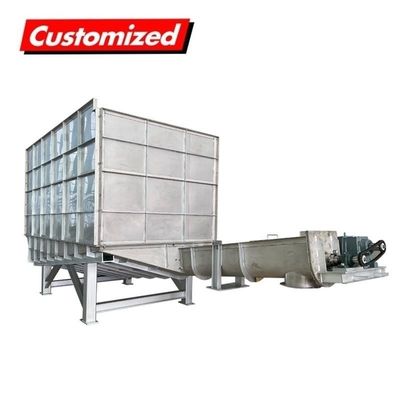 Buy Stainless Steel Vertical Flexible Auger Conveyor Heat Resistant With Hopper online manufacture