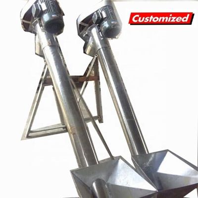 Good price Tubular Inclined Screw Lift Conveyor Customized For OEM Conveyor System online
