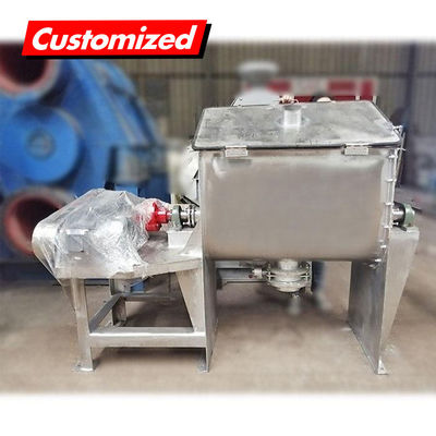 Good price Customizable Stainless Steel Horizontal Ribbon Blender for High Efficiency Powder Mixing online