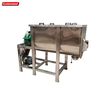 Good price High Capacity Customized Horizontal Ribbon Mixer for Easy to Operate Powder Mixing online