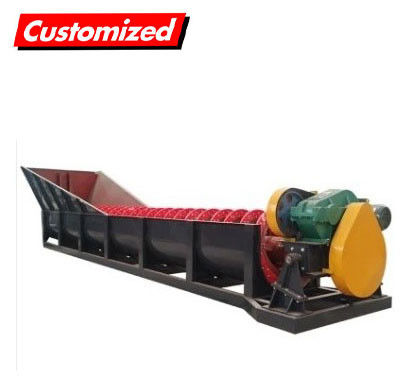 Buy 15Tons Per Hour Spiral Sand Washer Spiral Sand Washing Machine Auger Conveyor Customize online manufacture