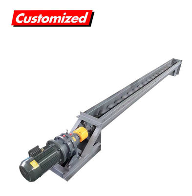 Buy High Efficiency Skid Steer Grain Screw Auger Conveyor With Transmission System online manufacture