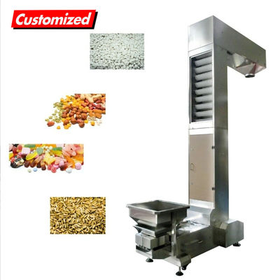 Buy Stainless Steel Portable Incline Conveyor Z Bucket Conveyor Bean Corn Powder Seed Conveyor online manufacture