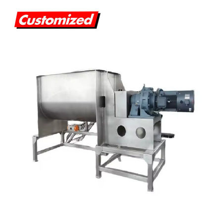 Good price Variable Speed Electric Heating Stainless Steel Horizontal Ribbon Mixer Powder Blender Machine online