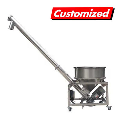 Good price Stainless Steel Heat Resistant Customizable Flexible Screw Conveyor for Powder and Grain Transport online