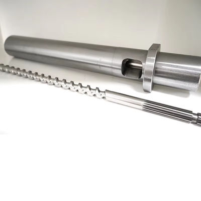 Buy 2025 Custom Stainless Steel Alloy Single Twin Extruder Screw Barrel Reciprocating Injection Lead Feed Screw Auger Nitride online manufacture