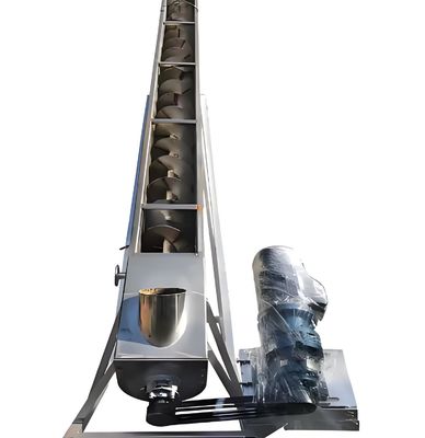 Buy U-shaped Automatic Feeding Single-axis Spiral Conveyor For Chemical Powders Made Of Stainless Steel online manufacture