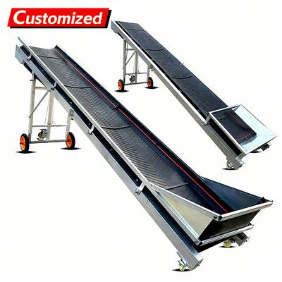 Good price 20ft Mobile Belt Conveyor System 1.1KW Motor for Construction Waste online