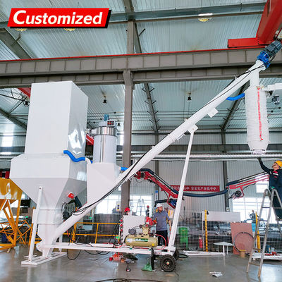 Good price custom Cement Screw Portable Conveyor 35tph 60tph 100tph 150tph 168 219 273 323mm for Truck Unloading online