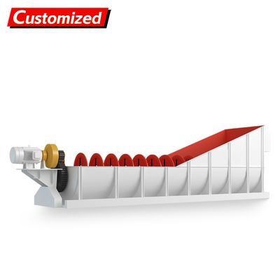 Good price custom Efficiency Silica Sand Washer Spiral Sand Washing Plant River Sand Screw Wash Machine auger screw Conveyor Customize online