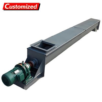 Good price Custom Stainless Steel U-type Shaftless Screw Conveyor for Water Treatment with 500L/Hour Productivity and 220V/380V Voltage online