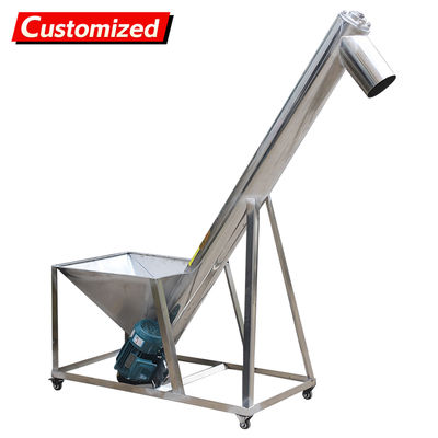 Good price Stainless Steel Screw Feeder with 0-45 Degrees Inclination High Tensile Strength and Manual or Automatic Operation online
