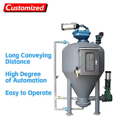 Good price custom Industrial Powder Granule Storage Tank Pump Continuous Lifting Vacuum Pumping Pneumatic Feeder Conveyors Control System online