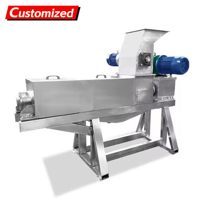 Good price Custom Food Processing Machinery Coconut Meat Juicer Combination Hammer Mill and Extruder for Fruit and Root Vegetable Processing Juicer online
