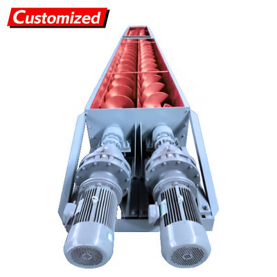 Good price OEM Dual-Shaft Screw Conveyor Carbon Steel/Stainless Steel Construction Wear-Resistant, Corrosion-Resistant Industrial-Grade Powder/Granule Conveying Fly Ash, Cement Particle Material Handling Equipme online