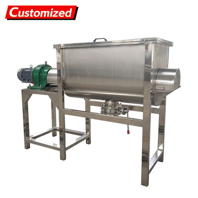 Good price Stainless Steel Ribbon Blender Mixer with Variable Speed and 1500L Capacity for Industrial Mixing online