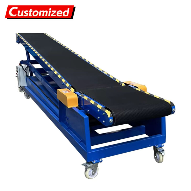 Heavy-Duty Belt Conveyor System for Bulk Material Handling