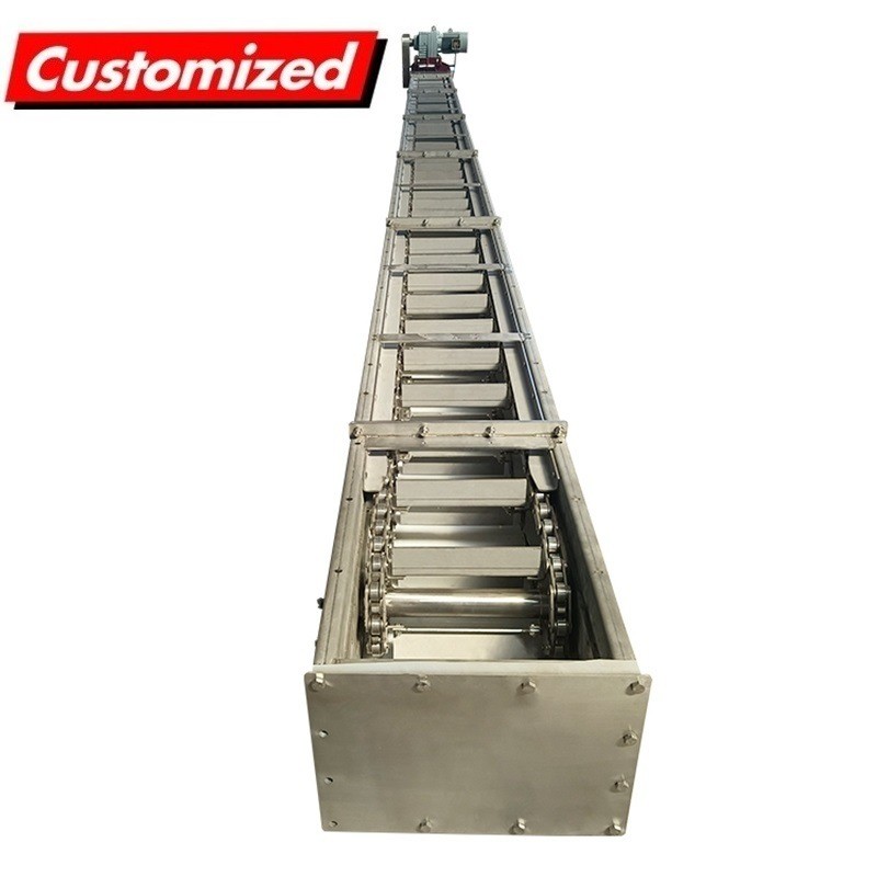 Custom Stainless Steel Chain Scraper Conveyor