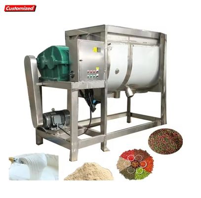 Good price Heat Resistant Easy to Operate Horizontal Ribbon Mixer with Customized Design for Industrial Powder Mixing online